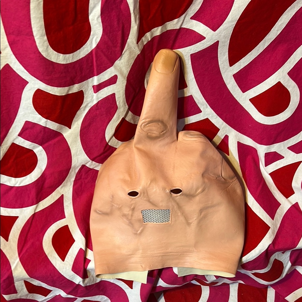 Unique Beige Finger Mask